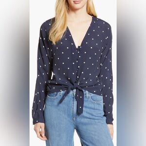 Rails polka dot top